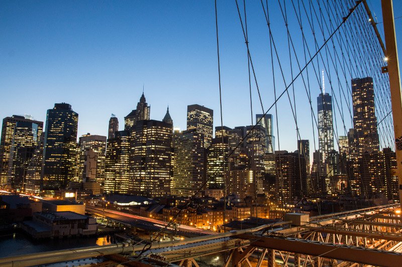 Vista da Ponte sobre Nova York