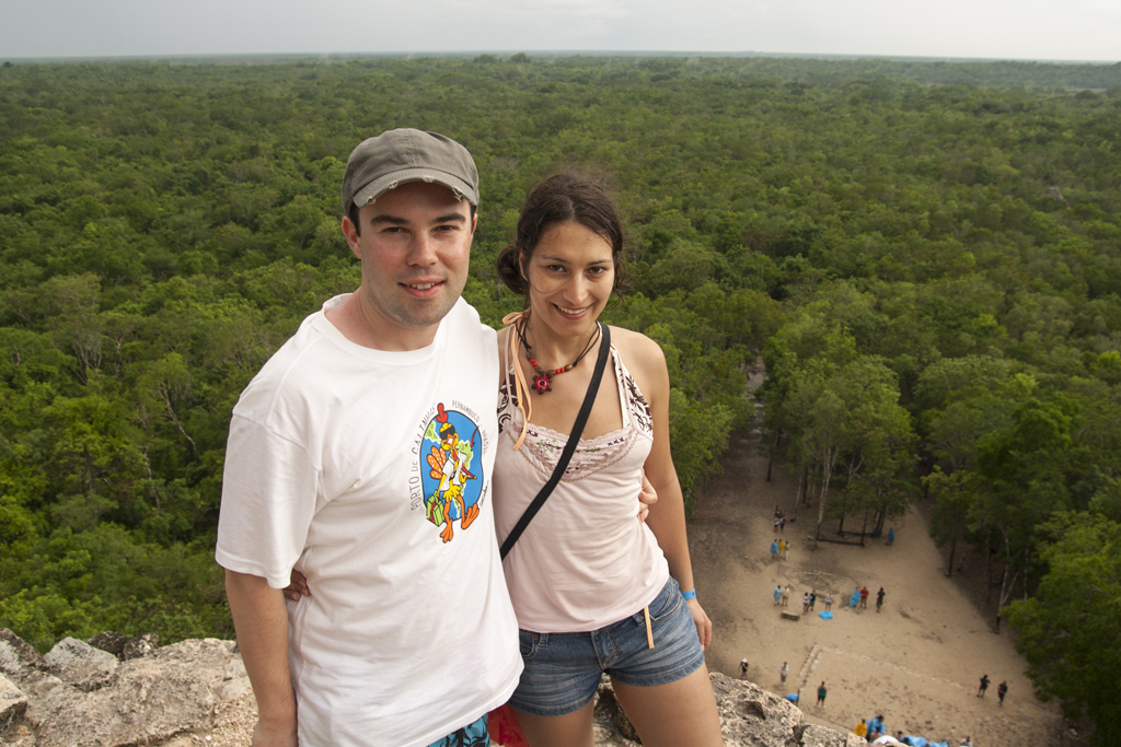 Do topo de Nohoch Mul / Castillo